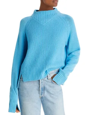 Monrow Wool Mock Neck Sweater