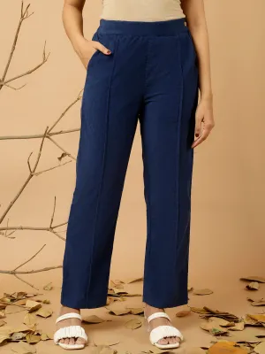 Navy Blue Corduroy Pants