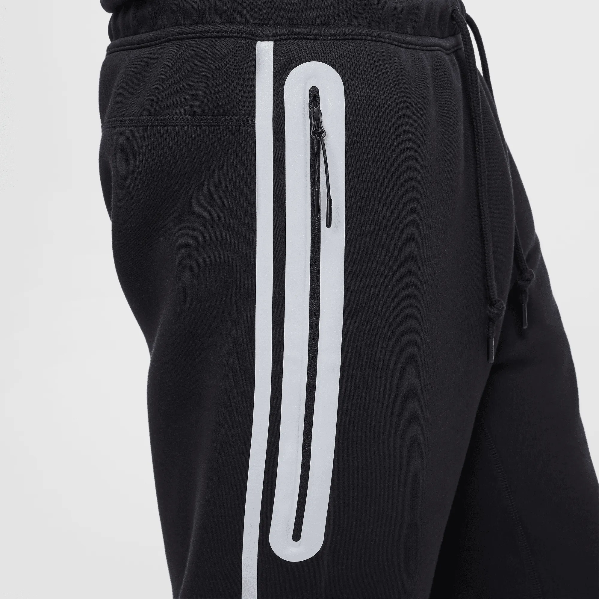 Nike Sportswear Tech Fleece Black Silver Reflective Joggers