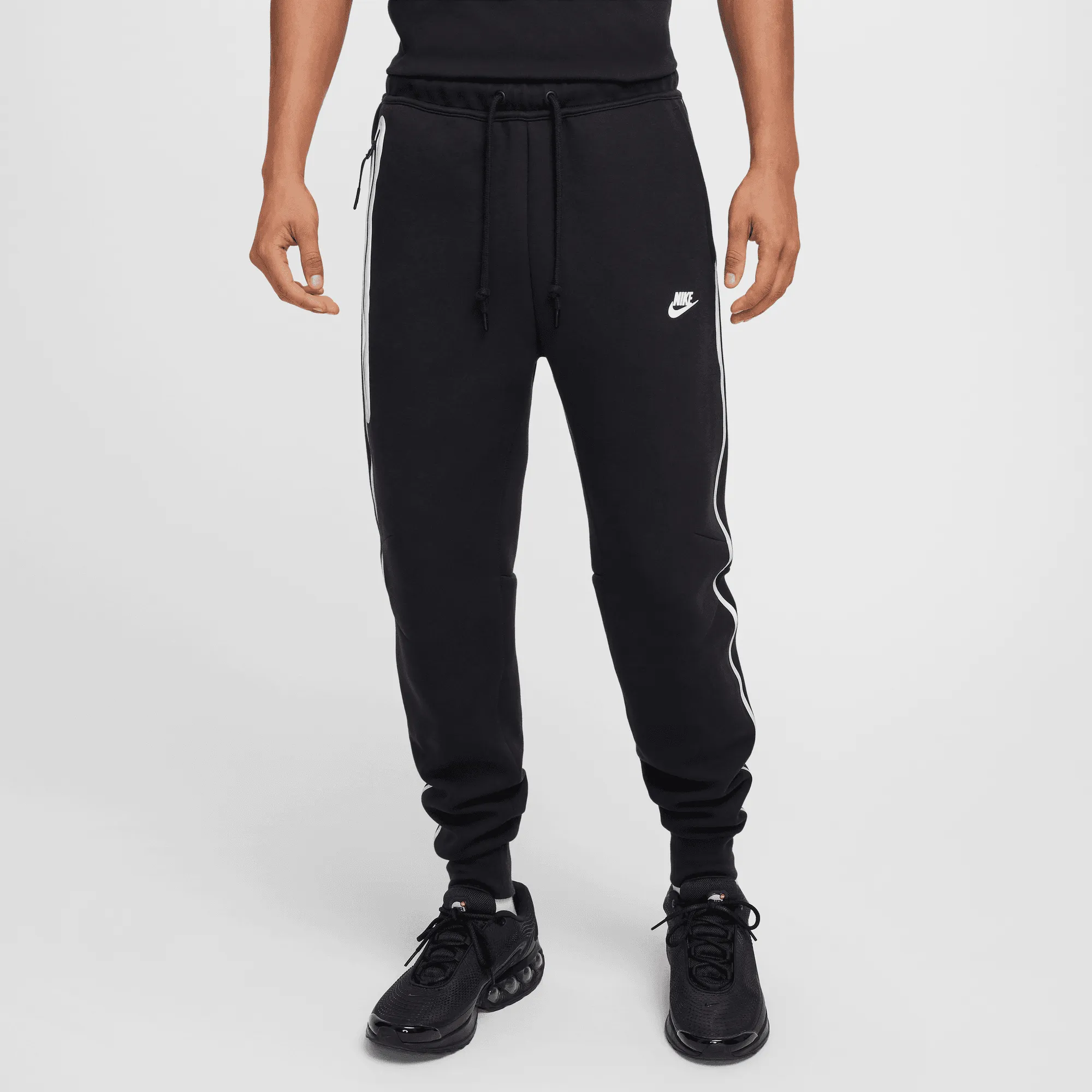 Nike Sportswear Tech Fleece Black Silver Reflective Joggers