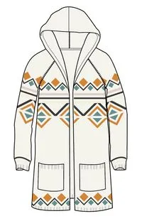 Palumbo Hooded Cardigan - Off White