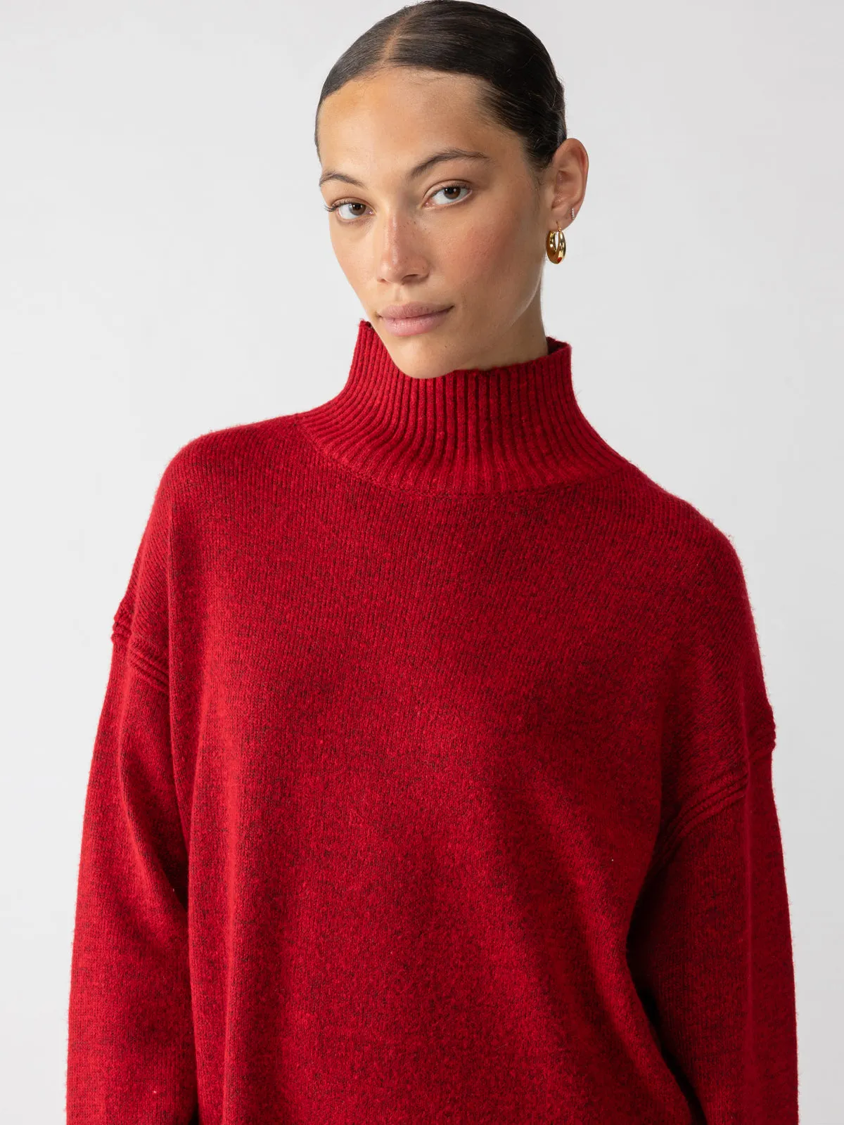 Perfect Sweater Tunic Mars Red