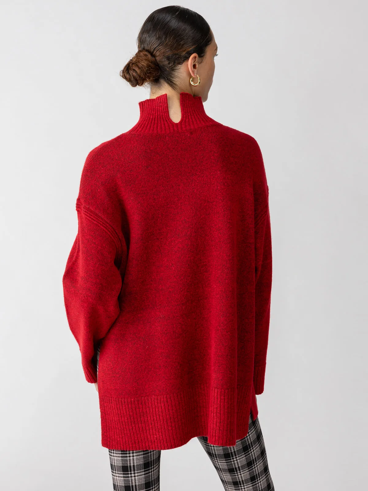 Perfect Sweater Tunic Mars Red