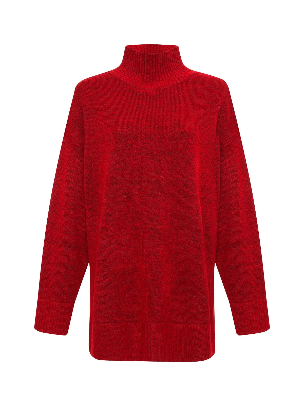 Perfect Sweater Tunic Mars Red