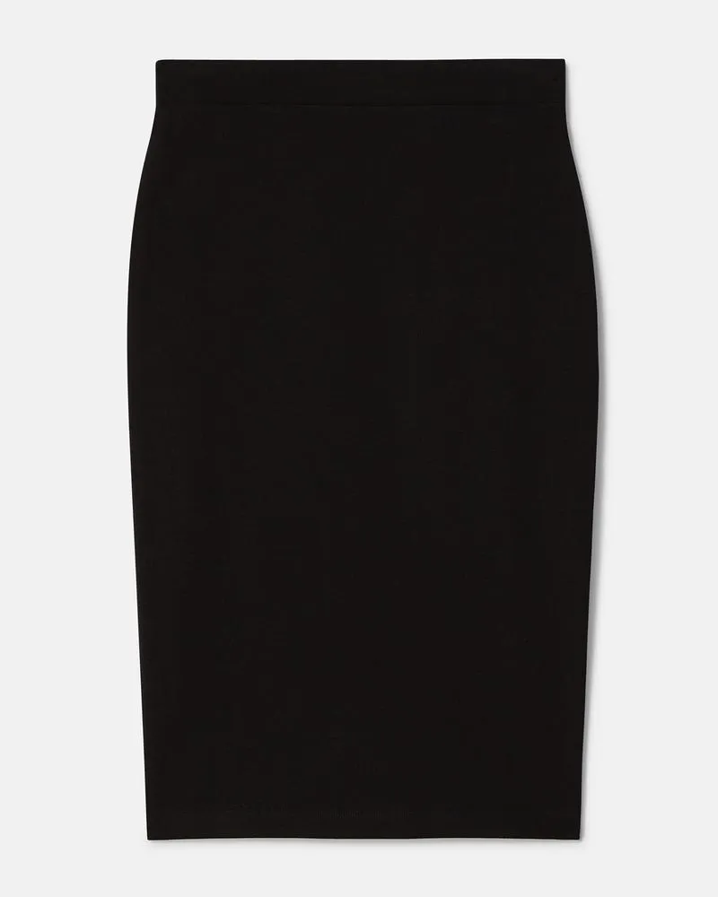 Petite Danube Jersey Skirt - Black