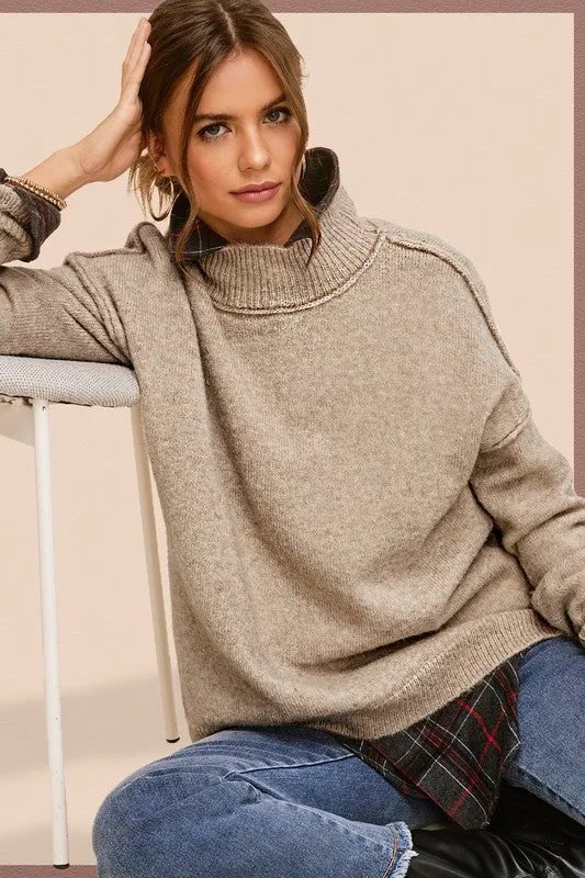 PULLOVER TURTLENECK SWEATER