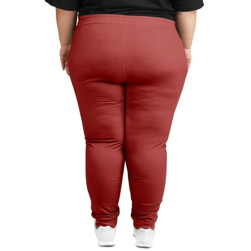 Shaded Midtone Red Joggers | Unisex | with PLUS sizes | C0M80Y60K30