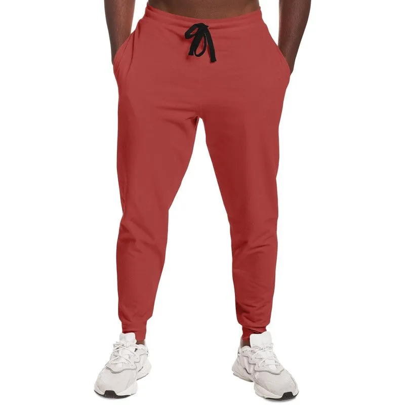 Shaded Midtone Red Joggers | Unisex | with PLUS sizes | C0M80Y60K30