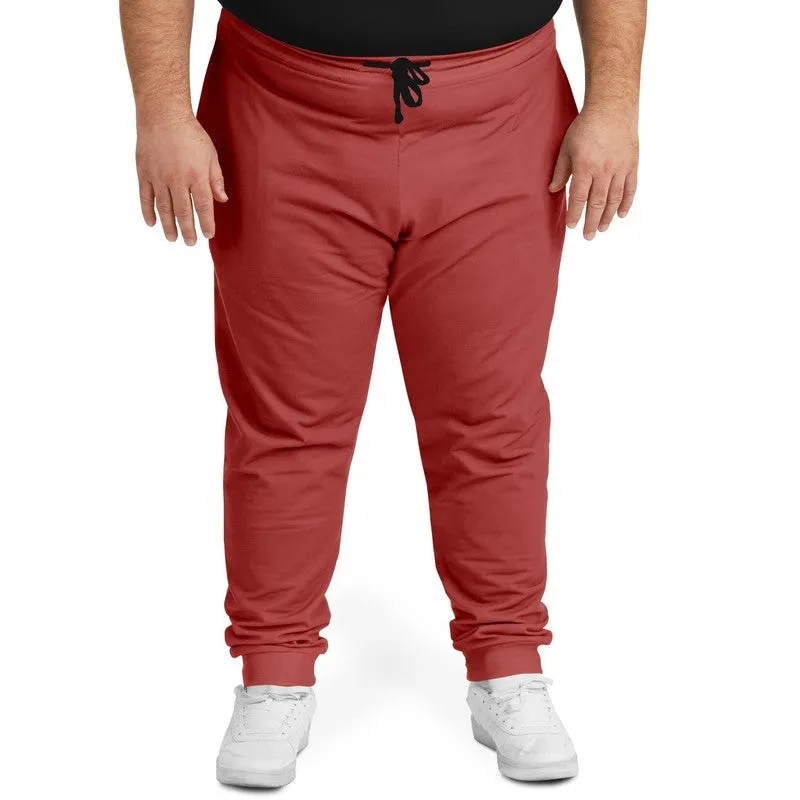 Shaded Midtone Red Joggers | Unisex | with PLUS sizes | C0M80Y60K30