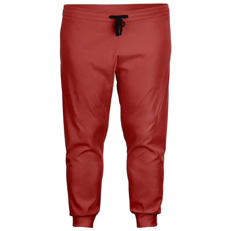 Shaded Midtone Red Joggers | Unisex | with PLUS sizes | C0M80Y60K30