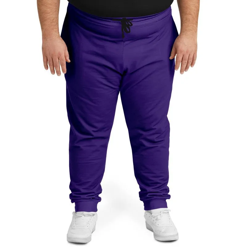 Shaded Violet Joggers | Unisex | with PLUS sizes | C88M100Y0K30