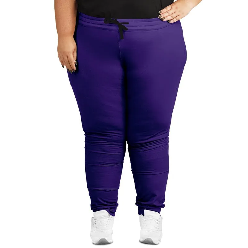 Shaded Violet Joggers | Unisex | with PLUS sizes | C88M100Y0K30