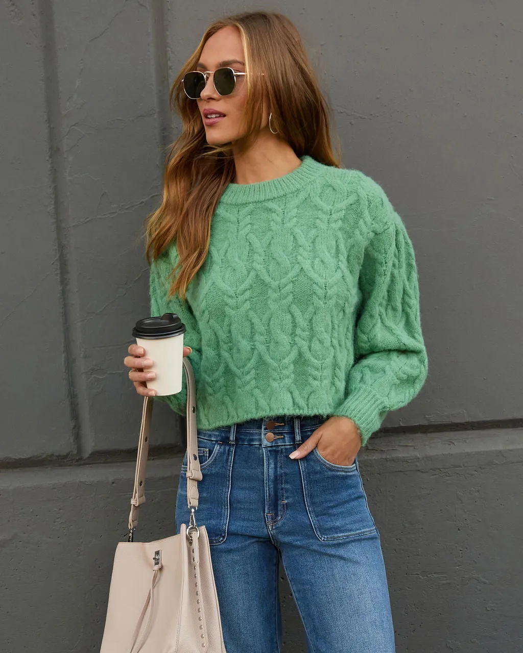 Siarah Cable Knit Sweater