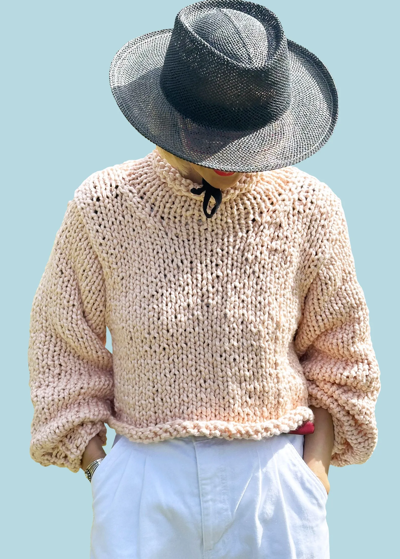 Tomboy Sweater PATTERN- Big Cotton