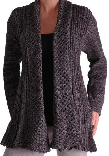 Vienna Crochet Knitted Waterfall Cardigan