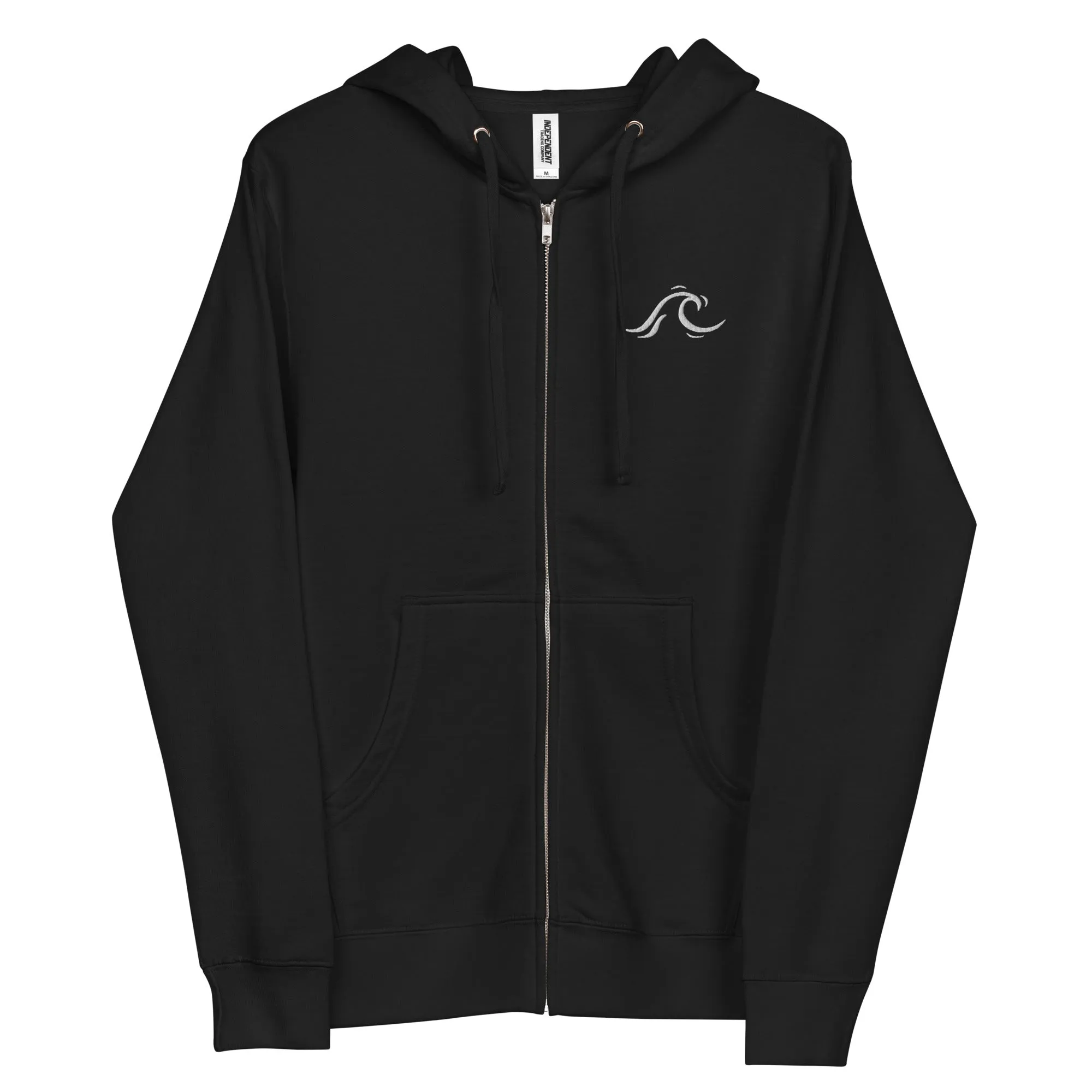 Wave Soft Fleece Zip Up Hoodie