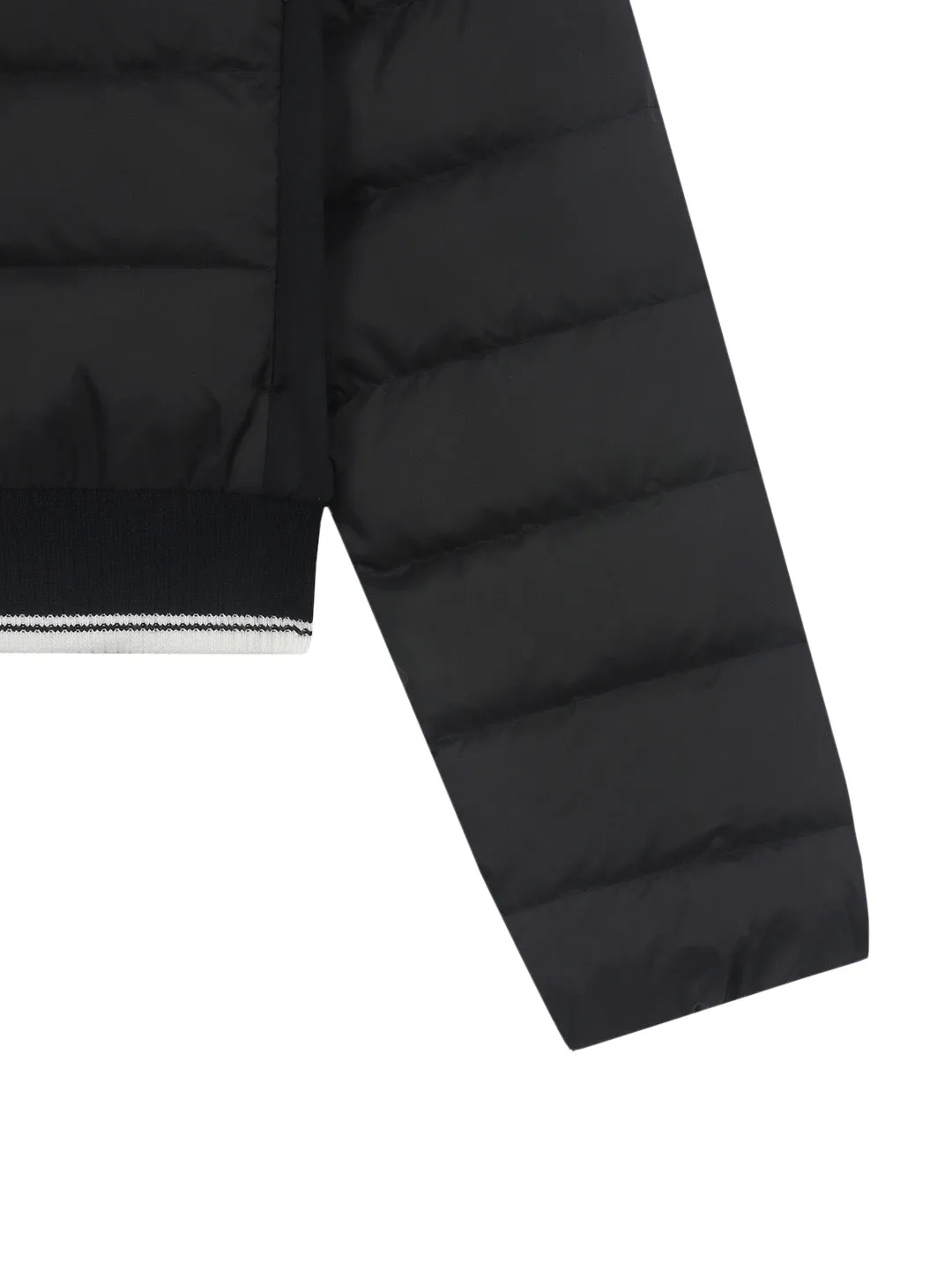 Women's Crop Down Jacket- Black/Black