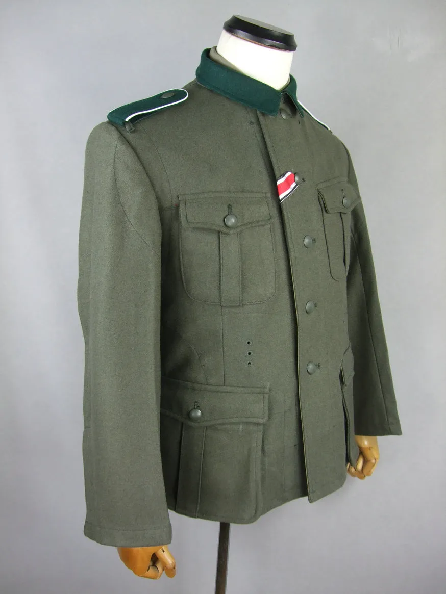 WWII German M36 Enlisted Soldier Wool Field Tunic Jacket