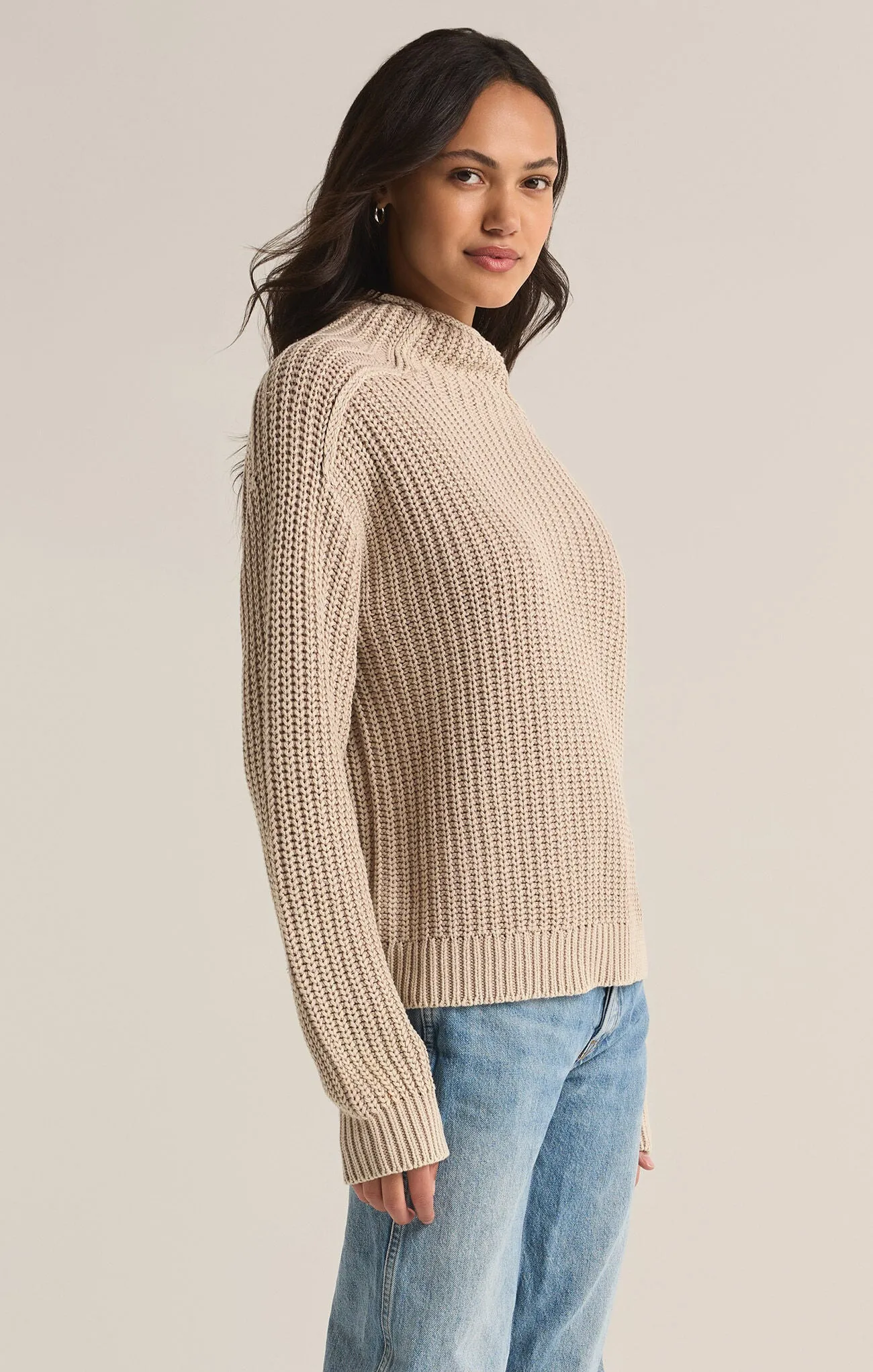 ZSU Carraway Sweater in Putty